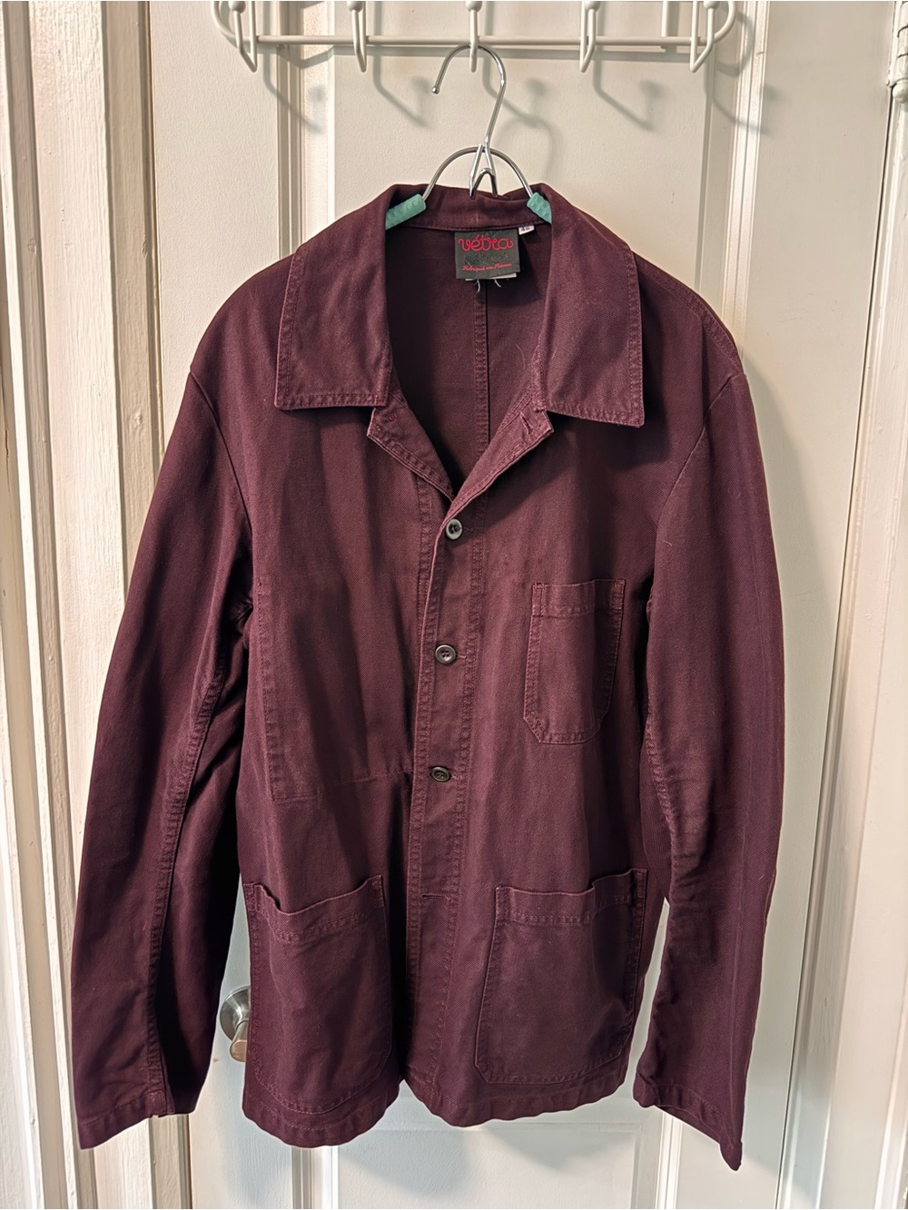 Vetra - Size 48 (L) Plum Chore Coat
